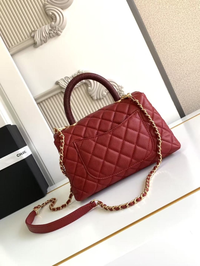 Ch**el top handle bags